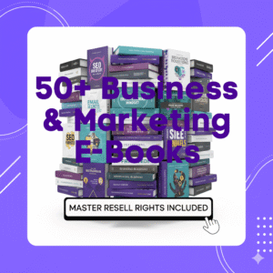 50+ Business & Marketing eBooks Mega Bundle – Master Resell Rights (MRR) & PLR