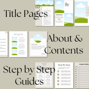 The Ultimate 150-Page Canva eBook & Course Workbook Template: Fully Editable Lead Magnet & Coaching Toolkit